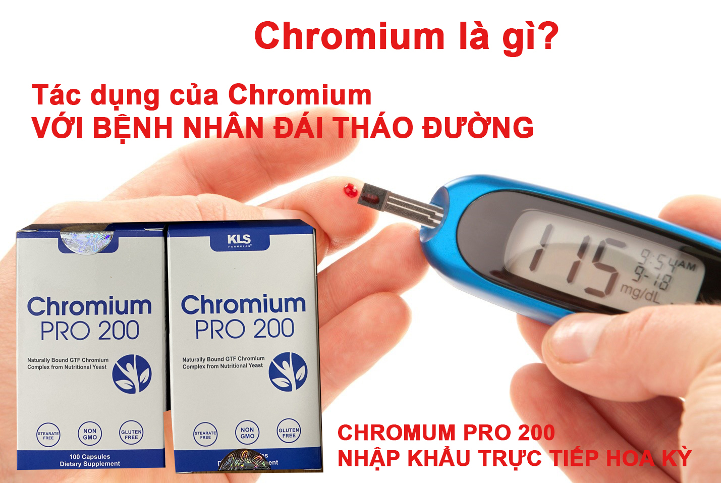Chromium là gì? Tác dụng của Chromium với bệnh nhân tiểu đường