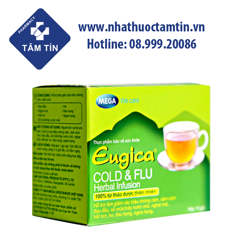 Trà thảo dược Eugica Cold & Flu