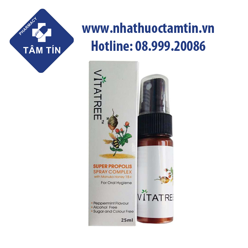 Xịt keo ong Vitatree ÚC 25ml