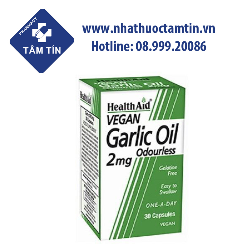 Dầu Tỏi Garlic Oil anh quốc Healthy aid VEGAN