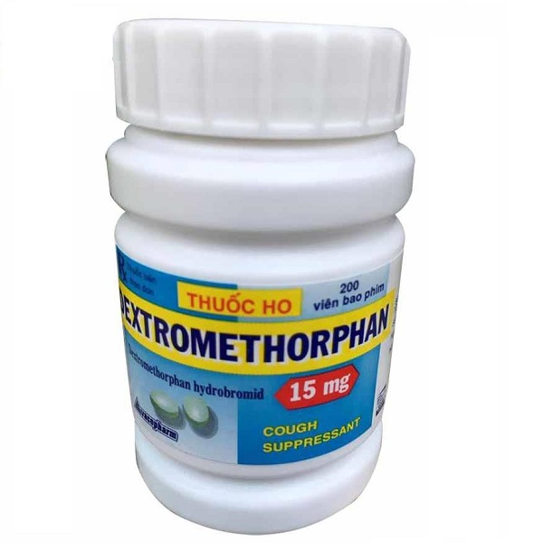 Dextromethorphan 15mg (Lọ 200 viên)