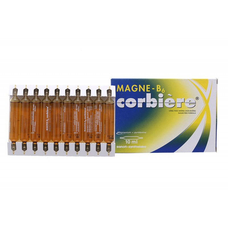 Magne-B6 Corbiere  10ml  (10 ống x 10ml/hộp)