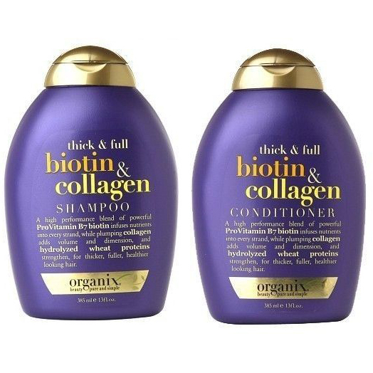  Bộ Gội Xả Kích Mọc Tóc Biotin & Collagen - OGX