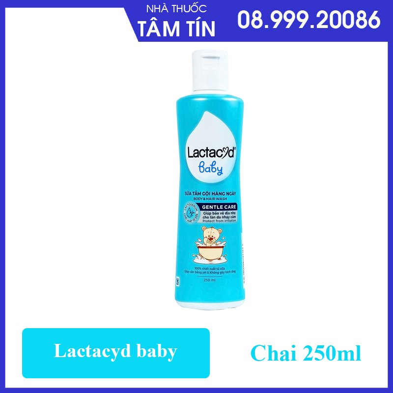 Sữa Tắm Chống Rôm Sảy Lactacyd BB For Baby 250ml