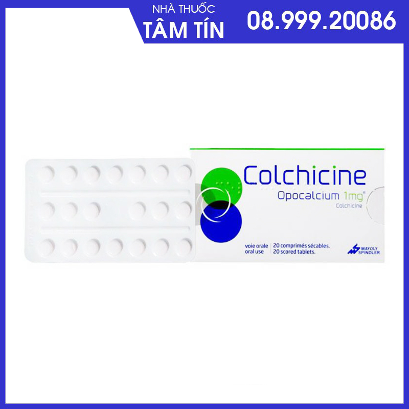 Colchicine Capel 1mg (Pháp) giá 