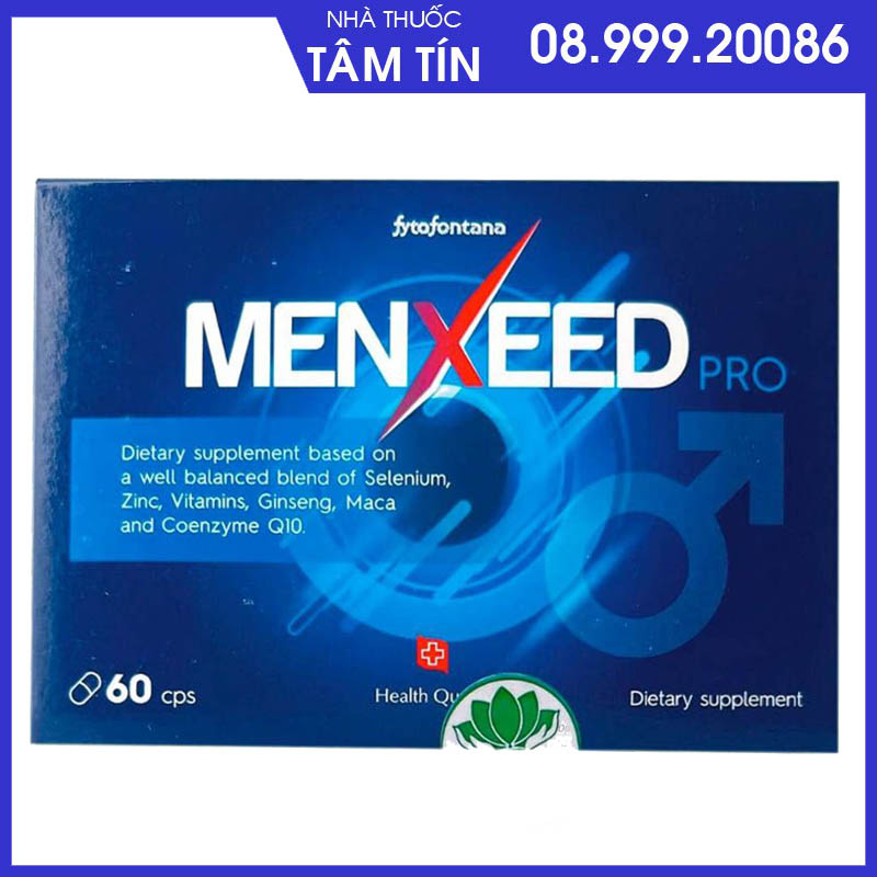 Menxeed Pro chính hãng hỗ trợ sinh sản nam giới giá tốt