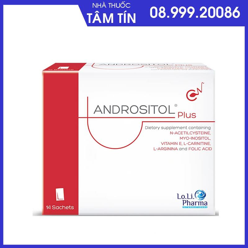 Andrositol Plus hỗ trợ sinh sản nam giới chính hãng giá tốt