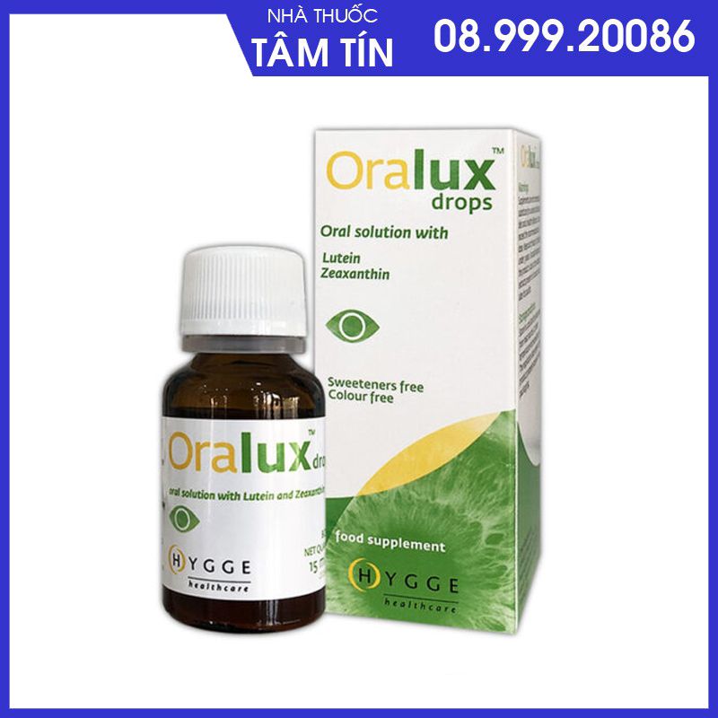 Dầu uống bổ mắt Oralux Drops