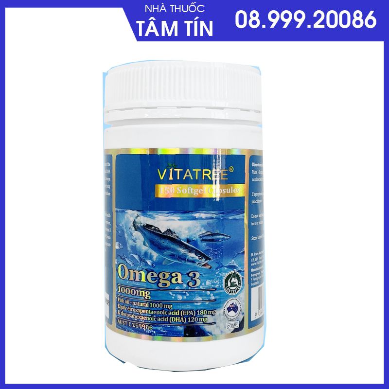 Dầu cá tự nhiên Vitatree Omega 3